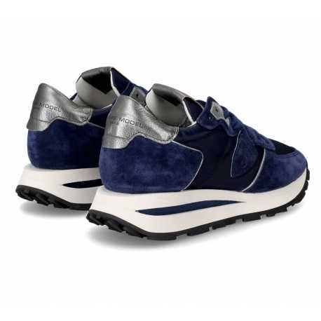 Baskets Tropez High navy spoiler argent TKLD W001 Philippe Model femme boutique Strasbourg online sneaker fashion confort