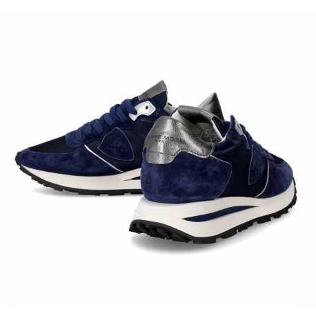 Baskets Tropez High navy spoiler argent TKLD W001 Philippe Model femme boutique Strasbourg online sneaker fashion confort