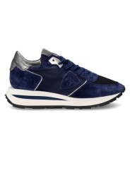 Baskets Tropez High navy spoiler argent TKLD W001 Philippe Model femme boutique Strasbourg online sneaker fashion confort