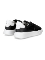 Baskets Temple sneakers noirs spoiler semelle blanche Philippe Model homme BTLU V02 boutique Strasbourg online mode