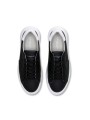 Baskets Temple sneakers noirs spoiler semelle blanche Philippe Model homme BTLU V02 boutique Strasbourg online mode