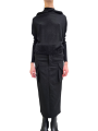 Jupe cargo longue noir Firbanks Skirt RP02E 4379 WGP 09 Rick Owens Femme Strasbourg fashion mode créateur boutique