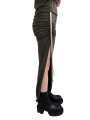 Jupe fente plissée côté verte laine coton Edfu RP02E 4359 JR 25 Rick Owens Femme concept store fashion boutique Strasbourg