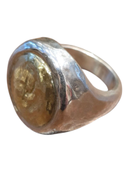 Bague Aloan 3 argent cœur cuivre grande 3 S CU 24g90 Rosa Maria Jewellery boutique Strasbourg bijoux femme homme
