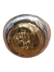 Bague Aloan 3 argent cœur cuivre grande 3 S CU 24g90 Rosa Maria Jewellery boutique Strasbourg bijoux femme homme