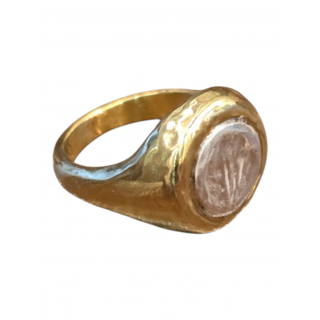 Bague Aloan 1 cuivre cœur argent petite Rosa Maria Jewellery 1 CU S 10g50 bijoux homme femme boutique Strasbourg 