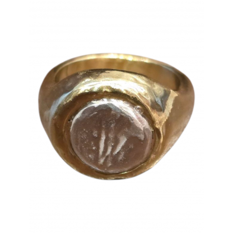 Bague Aloan 1 cuivre cœur argent petite Rosa Maria Jewellery 1 CU S 10g50 bijoux homme femme boutique Strasbourg 