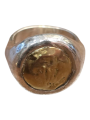 Bague Aloan 2 argent cœur cuivre médium 2 S CU 15g50 Rosa Maria Jewellery bijoux homme femme boutique Strasbourg