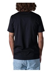 T-shirt Milo col v noir manches courtes coton Pima Anonym Homme boutique Strasbourg vêtement basic mode