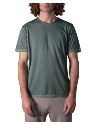 T-shirt Milow col v KAKI manches courtes coton Pima Anonym Homme boutique Strasbourg basic mode vêtement