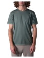 T-shirt Milow col v KAKI manches courtes coton Pima Anonym Homme boutique Strasbourg basic mode vêtement