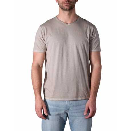 T-shirt Milow col v DUST manches courtes coton Pima Anonym Homme boutique Strasbourg mode vêtement basic