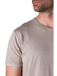 T-shirt Milow col v DUST manches courtes coton Pima Anonym Homme boutique Strasbourg mode vêtement basic