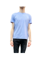 T-shirt Milow col v CHAMBRAY manches courtes coton Pima Anonym Homme boutique Strasbourg vêtement basic mode
