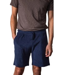 Short éponge Evan marine coton Pima Anonym Homme boutique Strasbourg vêtement basic mode