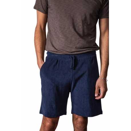 Short éponge Evan marine coton Pima Anonym Homme boutique Strasbourg vêtement basic mode