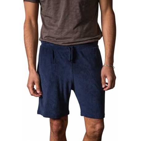 Short éponge Evan marine coton Pima Anonym Homme boutique Strasbourg vêtement basic mode