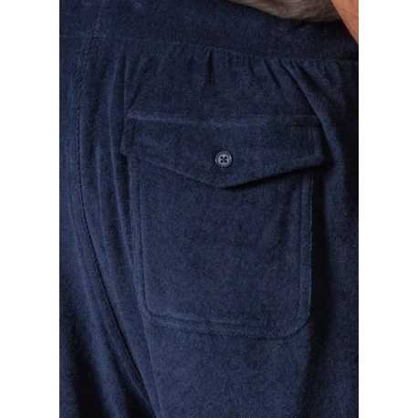 Short éponge Evan marine coton Pima Anonym Homme boutique Strasbourg vêtement basic mode