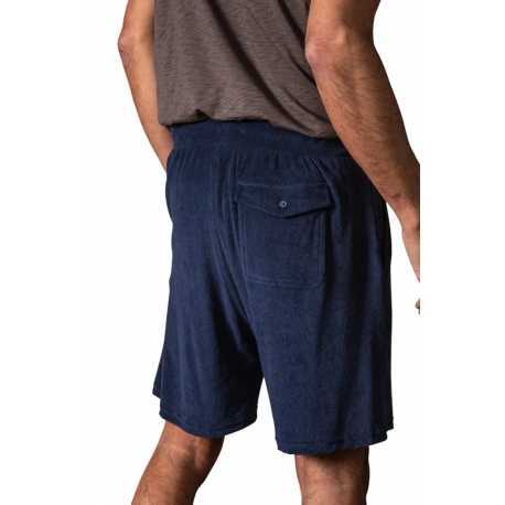 Short éponge Evan marine coton Pima Anonym Homme boutique Strasbourg vêtement basic mode