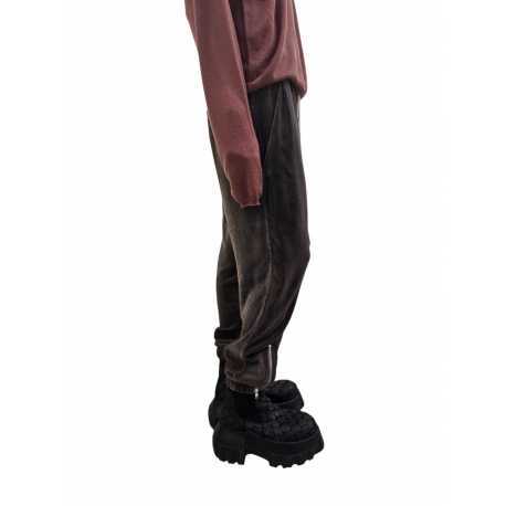 Pantalon Dark dust pan de velours zip bas Tecuatl Track Pant RP02E 4320 V 78 Rick Owens Femme mode concept store 