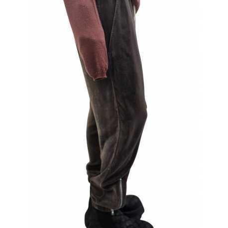 Pantalon Dark dust pan de velours zip bas Tecuatl Track Pant RP02E 4320 V 78 Rick Owens Femme mode concept store 