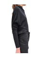Pull Crater Knit noir mérinos manches longues RP02E 4629 M 09Rick Owens Femme Strasbourg fashion mode concept store
