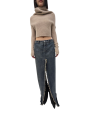 Jupe jeans longue fendue Denim Sliced Skirt Rick Owens Femme RO02E 4393 DWG 76 boutique Strasbourg vêtement avantgarde