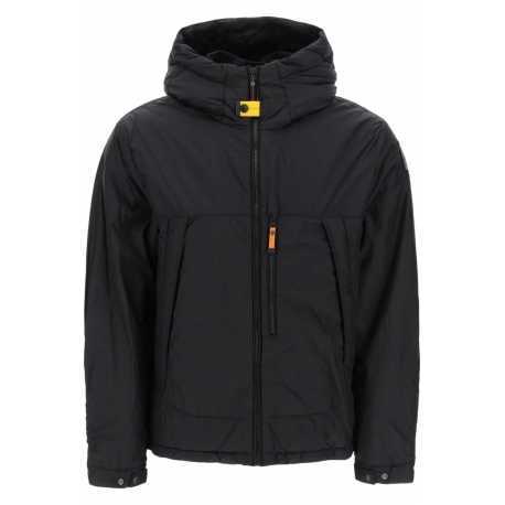 Doudoune Nivek Noir courte écusson noir PMJKBC02 0541 Pjs Parajumpers Homme Strasbourg boutique online downjacket