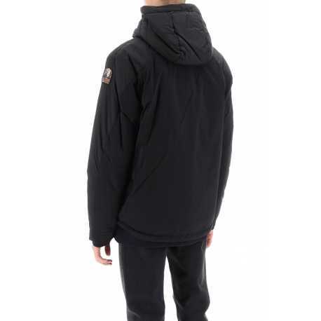 Doudoune Nivek Noir courte écusson noir PMJKBC02 0541 Pjs Parajumpers Homme Strasbourg boutique online downjacket