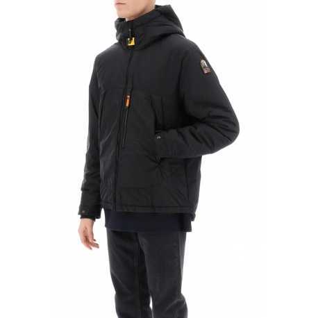 Doudoune Nivek Noir courte écusson noir PMJKBC02 0541 Pjs Parajumpers Homme Strasbourg boutique online downjacket
