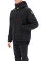 Doudoune Nivek Noir courte écusson noir PMJKBC02 0541 Pjs Parajumpers Homme Strasbourg boutique online downjacket
