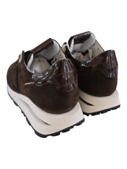 Baskets Tropez High suède spoiler verni chocolat Philippe Model Femme TKLD DM15 boutique Strasbourg fashion mode sneakers