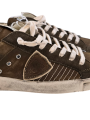 Sneakers cuir vieilli taupe vert Paris low Philippe Model Homme baskets PRLU XP10 boutique Strasbourg fashion mode baskets Sneakers cuir vieilli taupe vert Paris low Philippe Model Homme baskets PRLU XP10 boutique Strasbourg fashion mode baskets