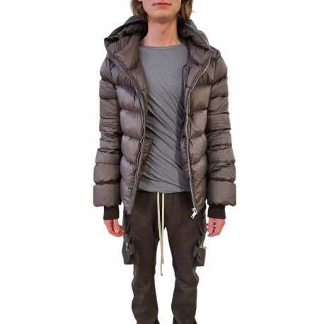 Doudoune courte Gimp Jacket Dark dust poche zip Rick Owens Homme RU02E 1722 NPD1 boutique Strasbourg avant garde fashion