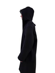 Manteau long noir capuche zip Gimp Mac Rick Owens homme RU02E 1979 WSF 09 boutique Strasbourg vêtement avant garde
