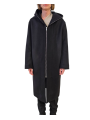 Manteau long noir capuche zip Gimp Mac Rick Owens homme RU02E 1979 WSF 09 boutique Strasbourg vêtement avant garde