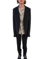 Veste costume noire sangle dos Concordian grain de poudre Rick Owens Homme RU02E 1721 WGP 09 boutique Strasbourg vêtement