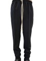 Pantalon noir Drawstring slim Long Rick Owens homme RU02E 1390 WGP 09 boutique Strasbourg vêtement avant garde mode