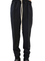 Pantalon noir Drawstring slim Long Rick Owens homme RU02E 1390 WGP 09 boutique Strasbourg vêtement avant garde mode