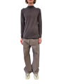 Pull dark dust col montant Mérinos Rick Owens homme RU02E 1625 M 78 boutique Strasbourg online vêtement avant garde mode