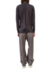Pull dark dust col montant Mérinos Rick Owens homme RU02E 1625 M 78 boutique Strasbourg online vêtement avant garde mode