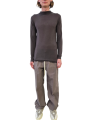 Pull dark dust col montant Mérinos Rick Owens homme RU02E 1625 M 78 boutique Strasbourg online vêtement avant garde mode