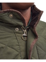 Veste matelassé loden Waterproof dark olive BARBOUR homme MQU1585 OL91 boutique Strasbourg vêtement fashion mode 