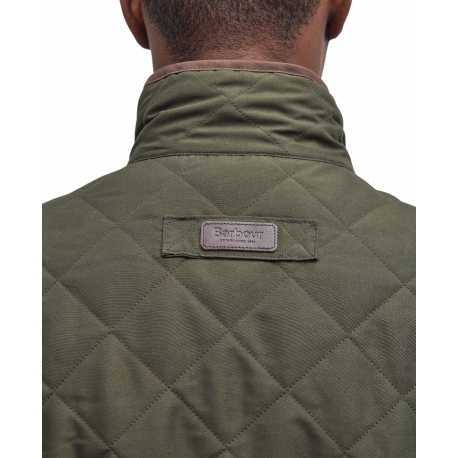 Veste matelassé loden Waterproof dark olive BARBOUR homme MQU1585 OL91 boutique Strasbourg vêtement fashion mode 