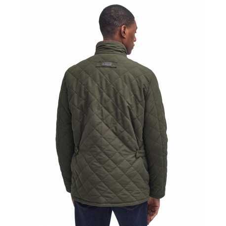 Veste matelassé loden Waterproof dark olive BARBOUR homme MQU1585 OL91 boutique Strasbourg vêtement fashion mode 