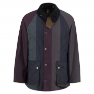 Veste Bedale rayée wax limited Paul Smith multico Barbour homme MWX2518 MI11 boutique Strasbourg vêtement fashion mode 