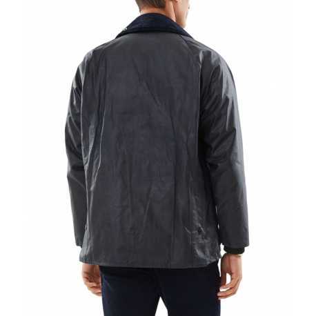 Veste Bedale bleu navy waxée Barbour Homme MWX0018 NY91 boutique Strasbourg vêtement fashion mode jacket