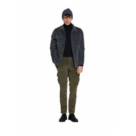 Pantalon cargo velours côtelé double vert Cargo Chile Masons homme 2PN29073 VBE033 464 boutique Strasbourg vêtement mode 