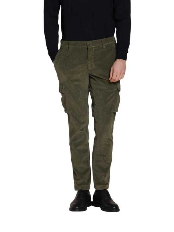 Pantalon cargo velours côtelé double vert Cargo Chile Masons homme 2PN29073 VBE033 464 boutique Strasbourg vêtement mode 