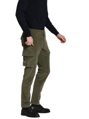 Pantalon cargo velours côtelé double vert Cargo Chile Masons homme 2PN29073 VBE033 464 boutique Strasbourg vêtement mode 